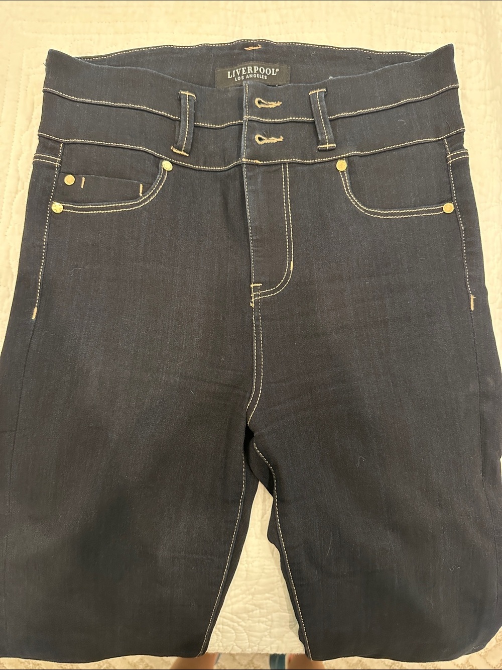 Liverpool High-Rise Dark Indigo Jeans